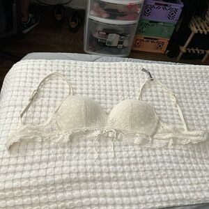 AERIE lace white bra